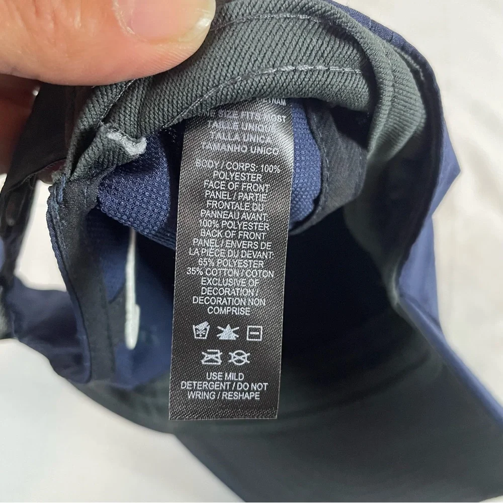 Nike Legacy91 Dri Fit Baseball Cap Hat Blue Mens OSFM Adjustable Logo